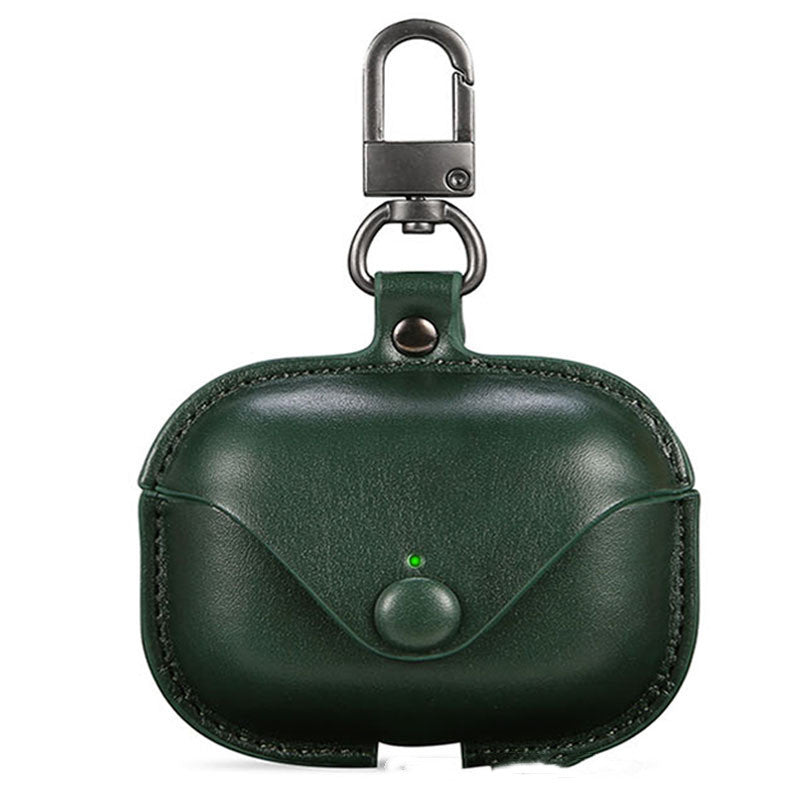Fashion Solid Color Leather Bluetooth Earphone Case Fashion Solid Color Leather Bluetooth Earphone Case